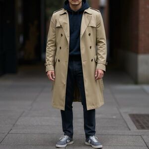 John Weitz Trench Coat Fleece Lined 46L